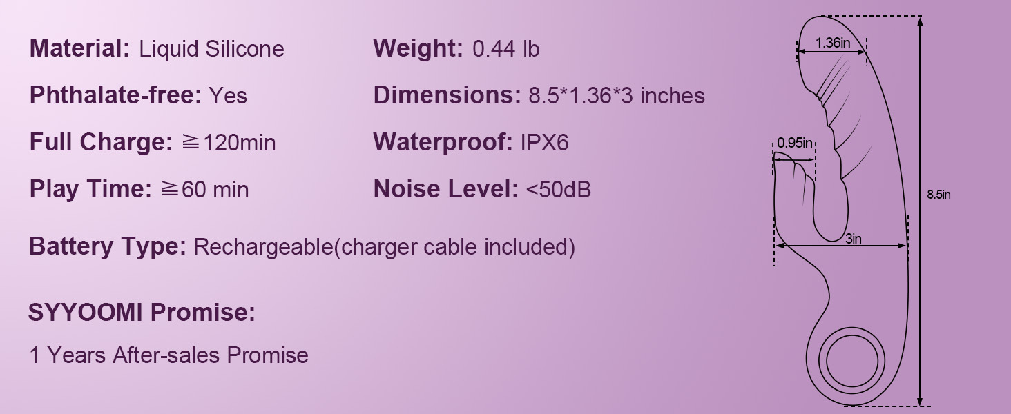 Thrusting G Spot Vibrator - Rabbit Sex Toy with Dual Stimulation, Clitoral & G Spot Vibrating Dildo for Women - Image 6