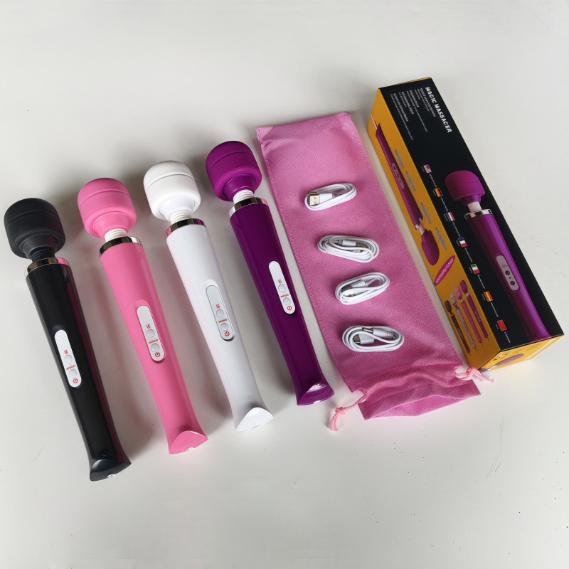 Large Rechargeable AV Vibrator Adult Sex Toys Female Masturbator Massage Stick - Image 7