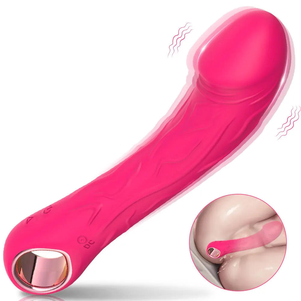 Realistic Dildo Vibrator for Women Sex Toys for Women Clitoris G Spot Anal Stimulator with 10 Powerful Vibration Mode Rose Toy - Image 4