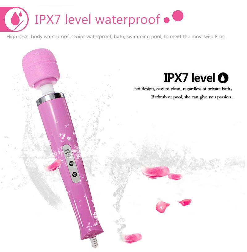 Large Rechargeable AV Vibrator Adult Sex Toys Female Masturbator Massage Stick - Image 3