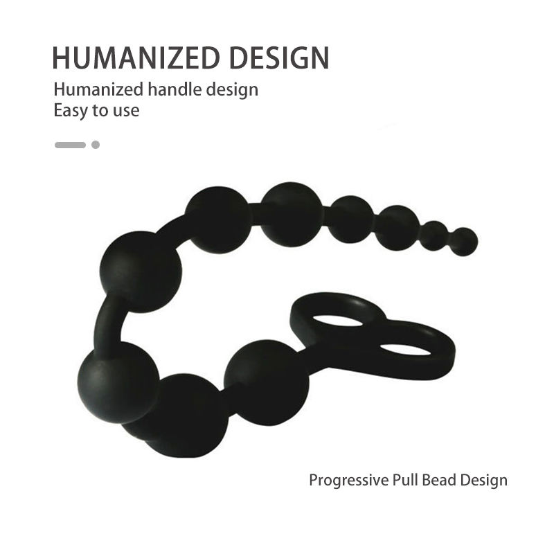 Silicone 10 Balls Anal Plugs for Woman Anal Bead Adult Sex Toy Butt Plug Stimulation Masturbation Sex Toys for Woman and Men - Image 4