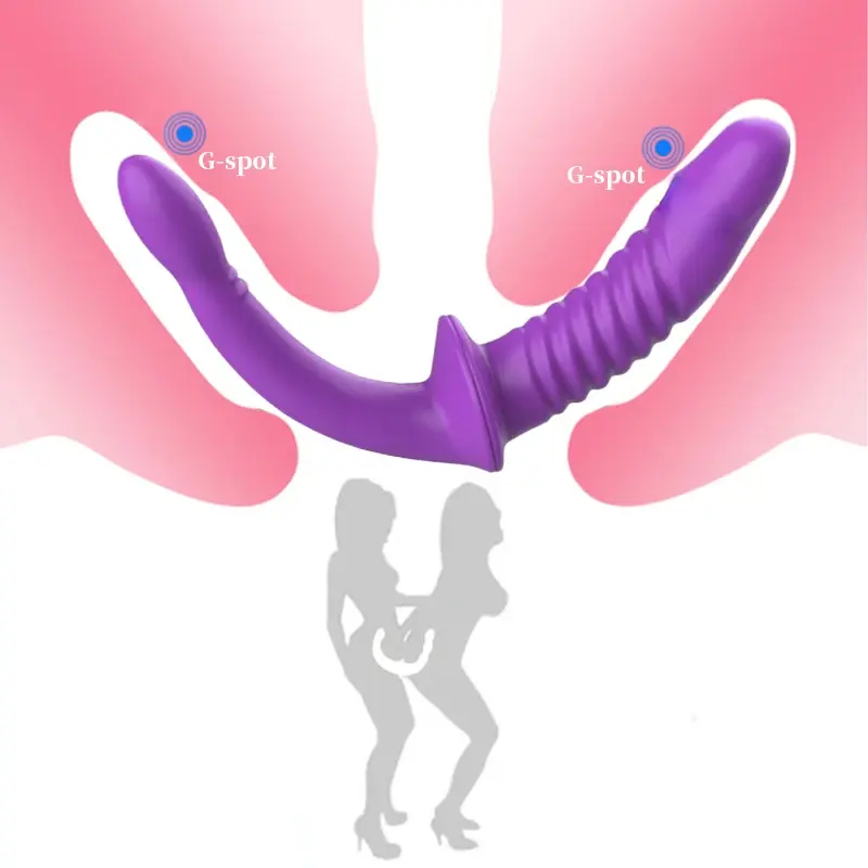 Spiral Double-Ended Fantasy Long Dildo Masturbator Soft Adult Sex Toys for Lesbian Big Anal Plug Wearable Double Head Dildos - Image 8