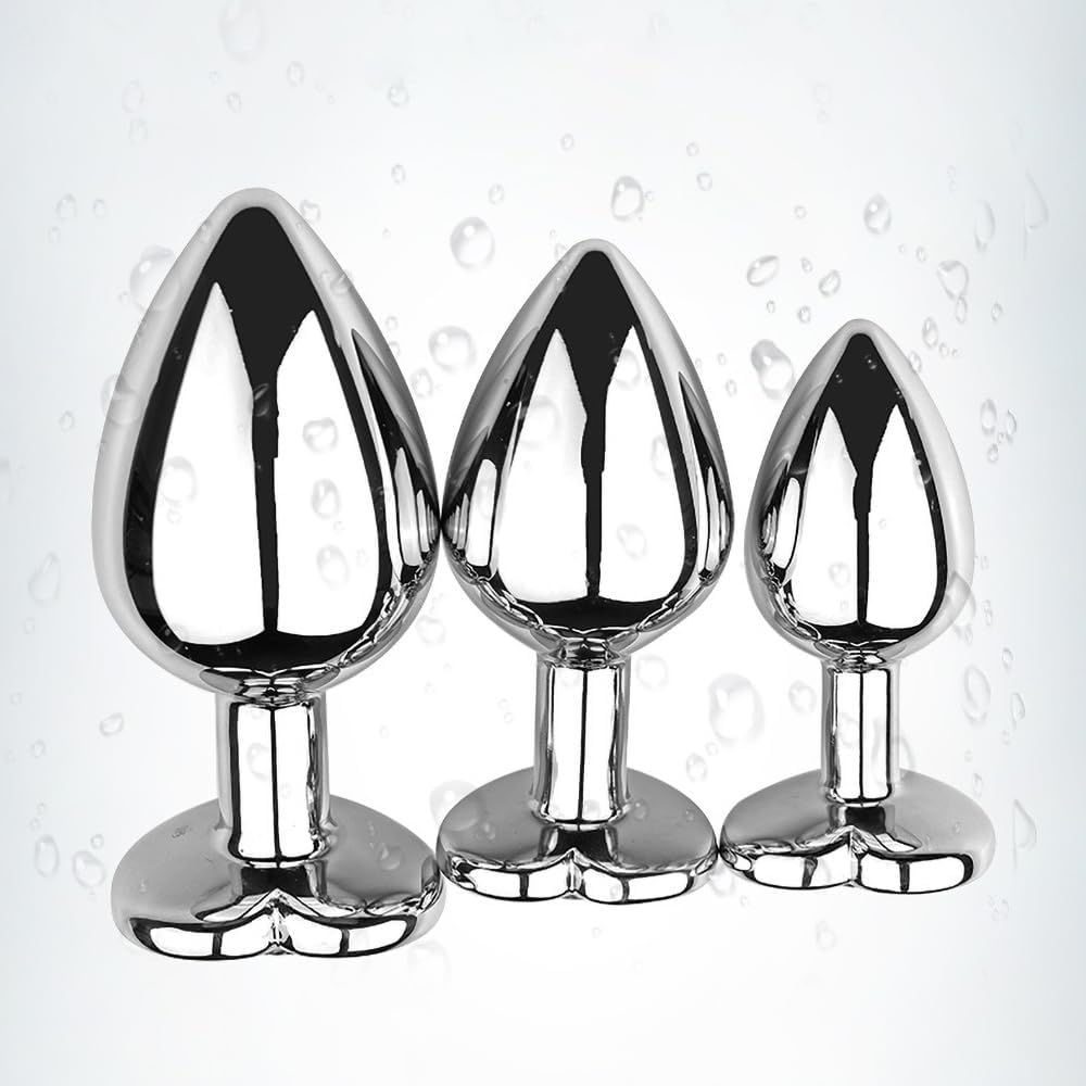 3pcs/set Stainless Steel Aluminum Alloy Metal Anal Plug Anal Toys Butt Plug - Image 5