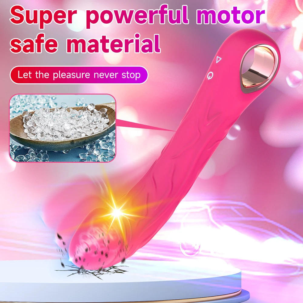 Realistic Dildo Vibrator for Women Sex Toys for Women Clitoris G Spot Anal Stimulator with 10 Powerful Vibration Mode Rose Toy - Image 7