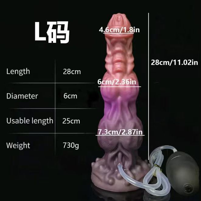 Fantasy Monster Animal Dog Knot Dildo with Strong Suction Cup Silicone Squirting Anal Dildo Adult Sex Toys for Women Men - Image 7