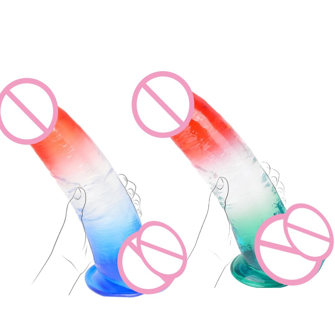 Wholesale Soft TPE Jelly Dildos for Women Huge Realistic Realistic Dildo 4 COLORS TO CHOOSE - Image 16