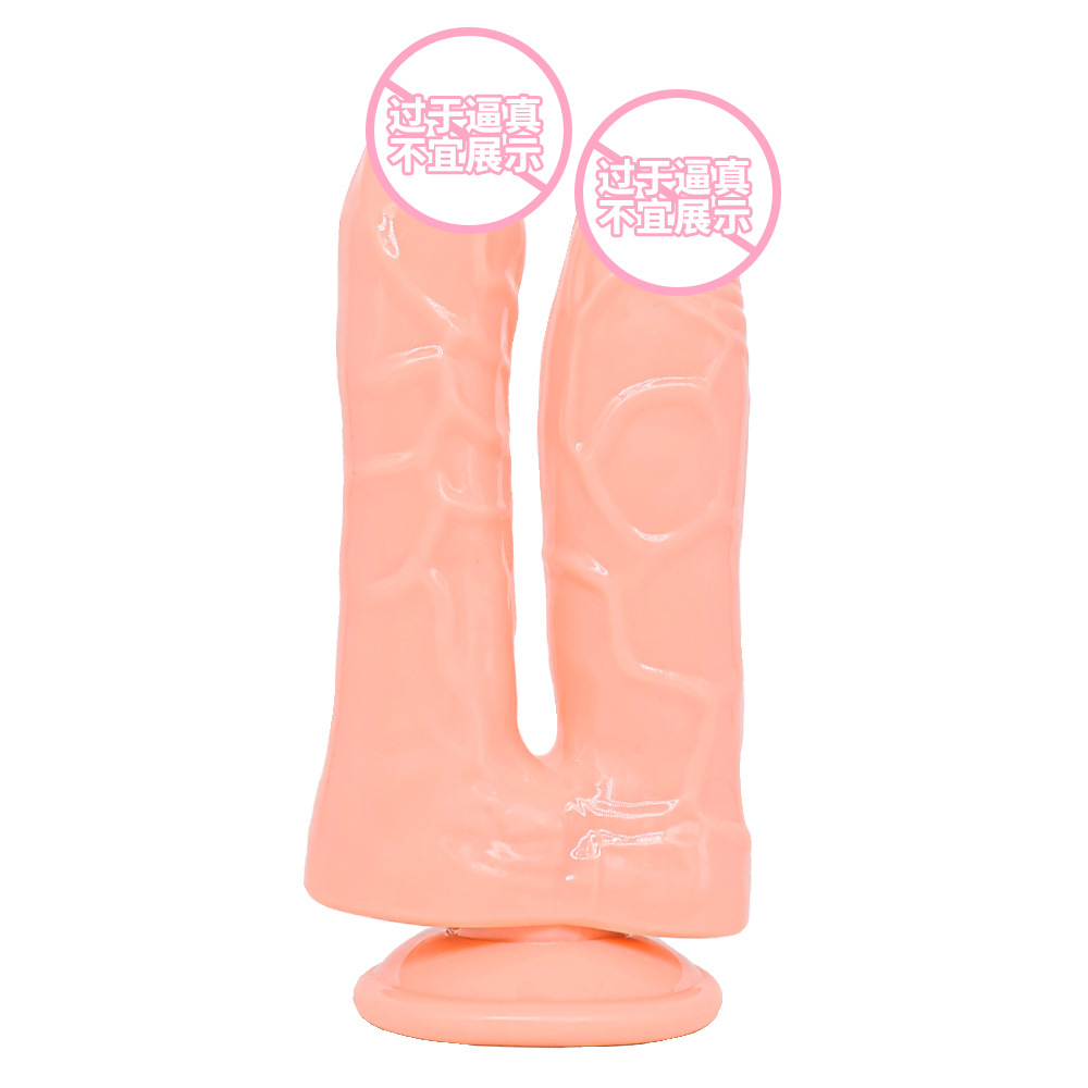 Wholesale Silicone Dildo Female Masturbation Device Sex Toy Female Double-headed Dildo - Image 7