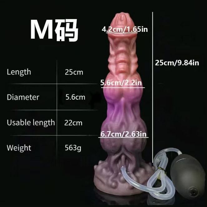 Fantasy Monster Animal Dog Knot Dildo with Strong Suction Cup Silicone Squirting Anal Dildo Adult Sex Toys for Women Men - Image 8
