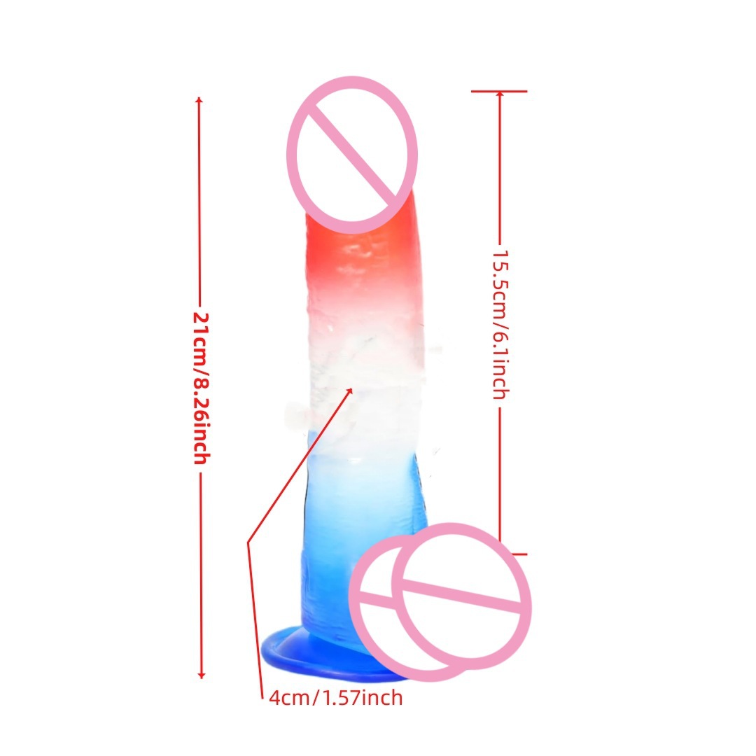 Wholesale Soft TPE Jelly Dildos for Women Huge Realistic Realistic Dildo 4 COLORS TO CHOOSE - Image 6