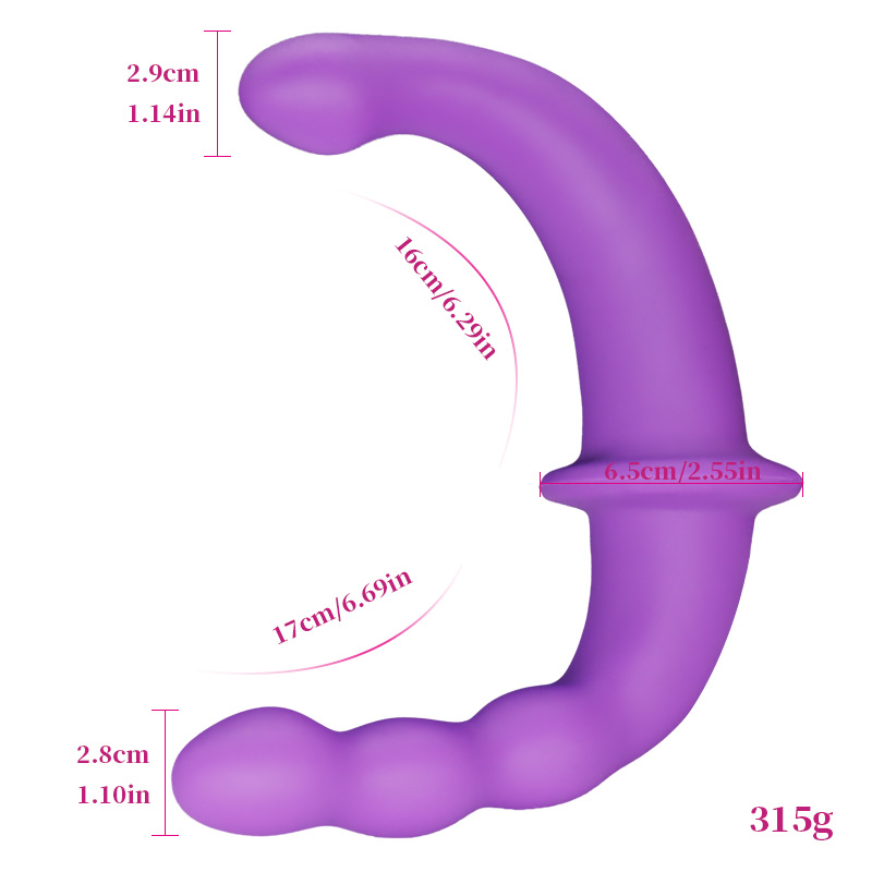 Spiral Double-Ended Fantasy Long Dildo Masturbator Soft Adult Sex Toys for Lesbian Big Anal Plug Wearable Double Head Dildos - Image 2