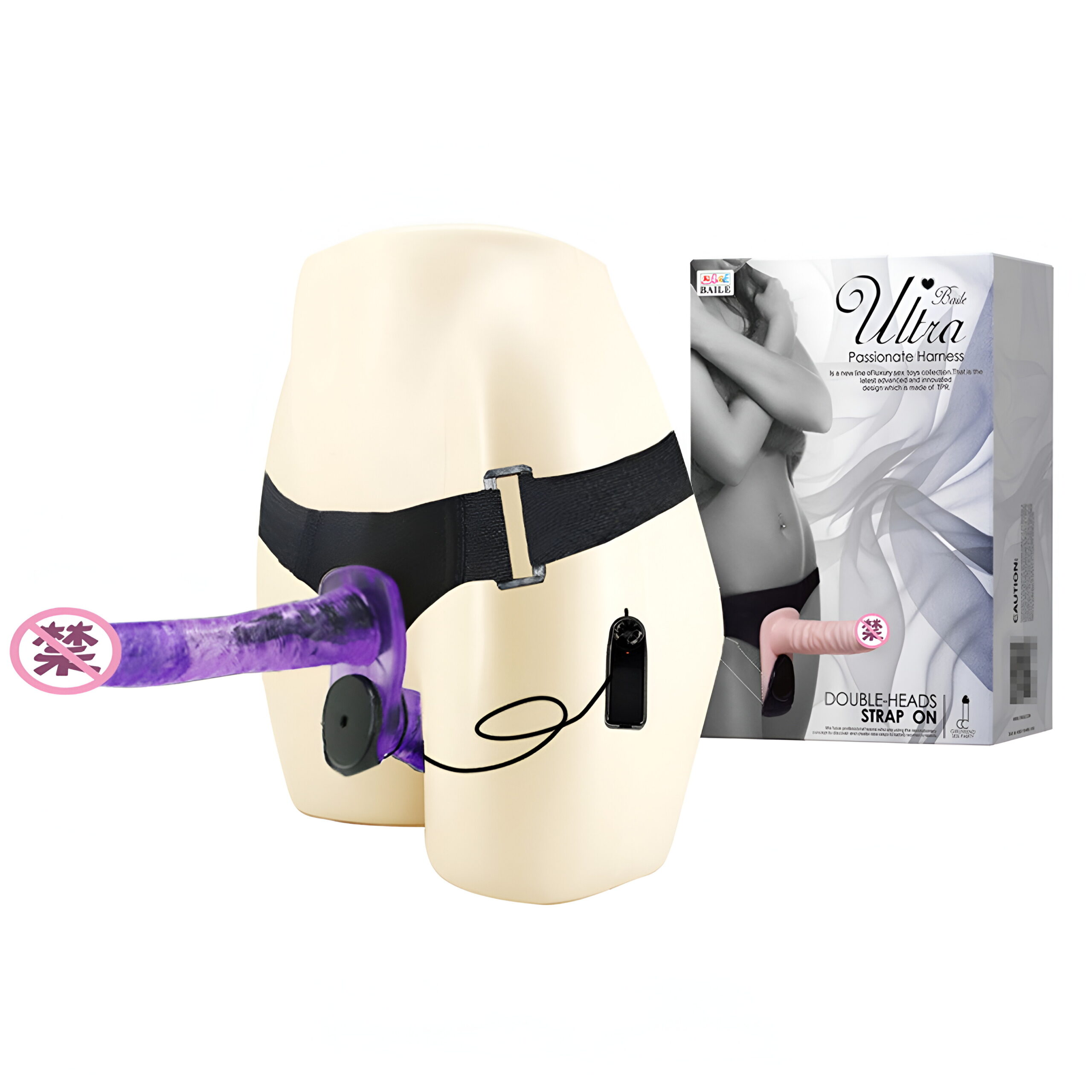 High Quality 2-Way Strap-On Silicone vibrator Dildo Adjustable Belt Soft Double-Ended TPE Dildo with belt Sex Toy - Image 4