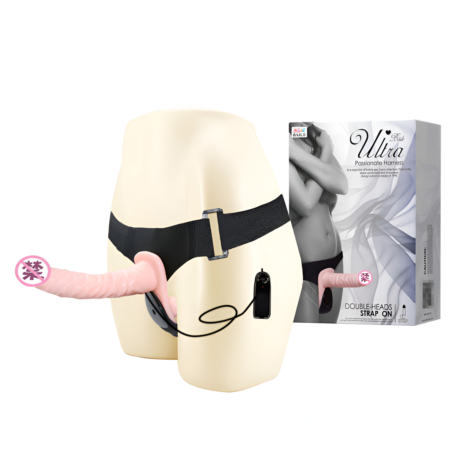 High Quality 2-Way Strap-On Silicone vibrator Dildo Adjustable Belt Soft Double-Ended TPE Dildo with belt Sex Toy - Image 5