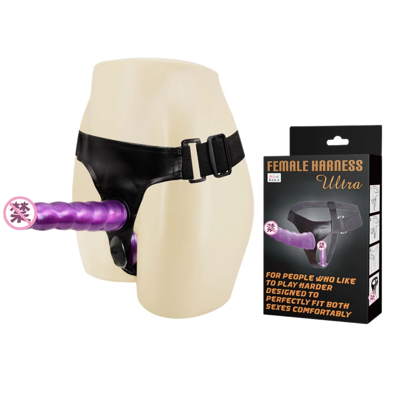 High Quality 2-Way Strap-On Silicone vibrator Dildo Adjustable Belt Soft Double-Ended TPE Dildo with belt Sex Toy - Image 7