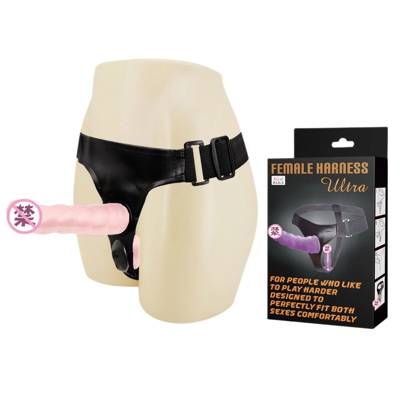 High Quality 2-Way Strap-On Silicone vibrator Dildo Adjustable Belt Soft Double-Ended TPE Dildo with belt Sex Toy - Image 6