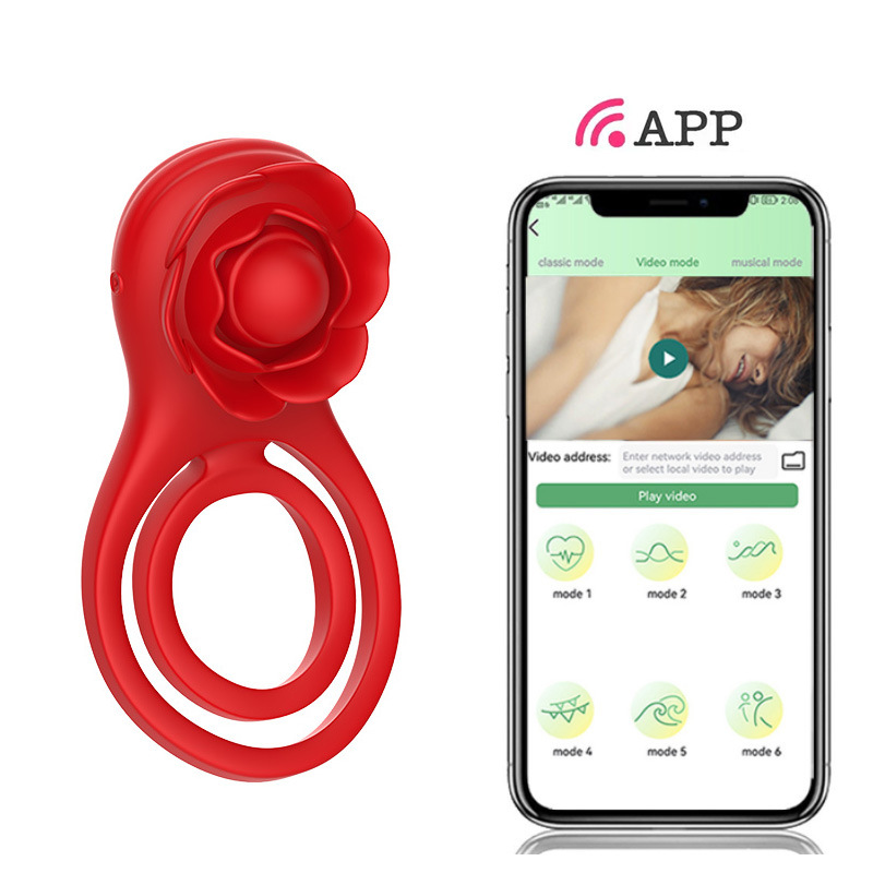 Vibrating Cock Ring Couples' Sex Toy Adult Toy for Men and Women 7 Vibration Modes for Enhanced Sexual Stimulation Boosts Erection and Intensifies Pleasure Couples' Vibrating Ring