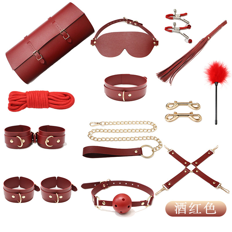 Sex Toys of Couple Restraints Kit Sex Bondage Bdsm Kit Restraints 12pcs Sets Bdsm Handcuff Accessories - Image 4