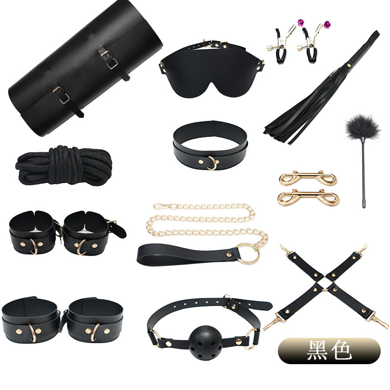 Sex Toys of Couple Restraints Kit Sex Bondage Bdsm Kit Restraints 12pcs Sets Bdsm Handcuff Accessories - Image 5