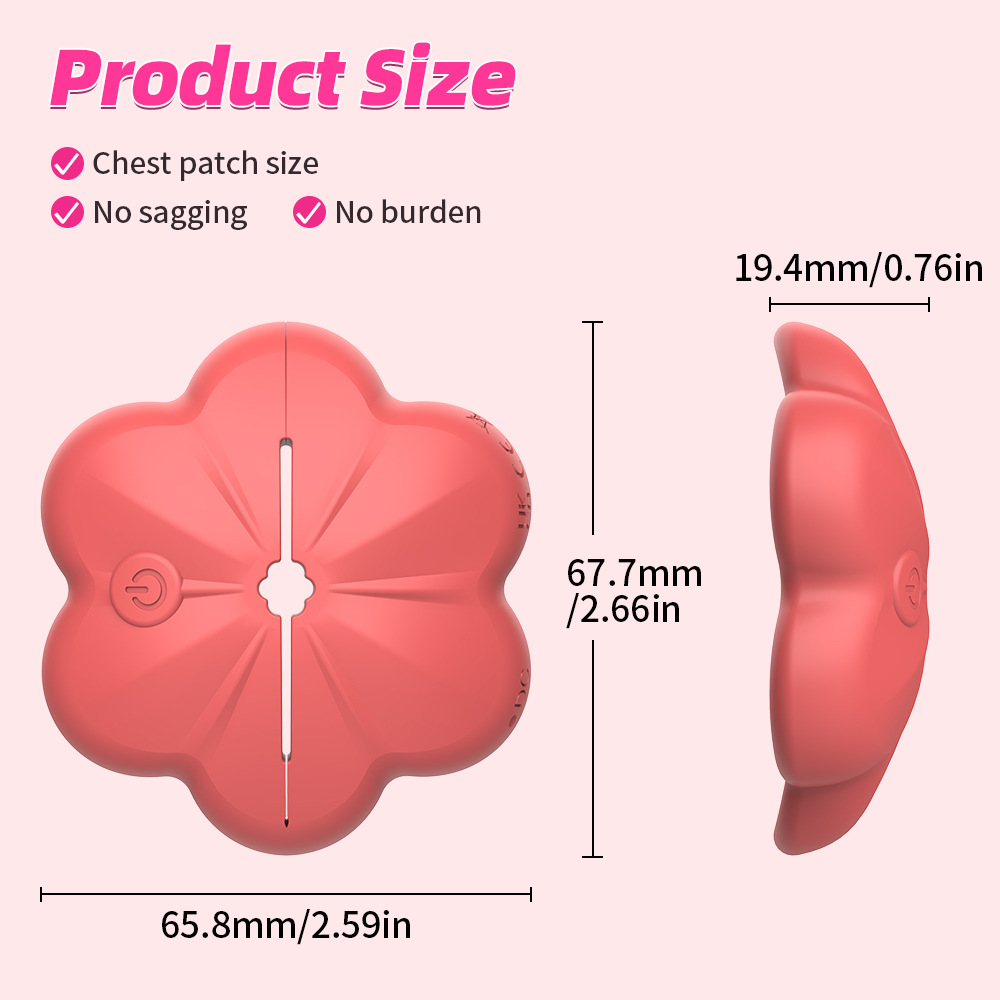 Nipple Sex Toy, Wireless Remote Control Portable Wearable Vibrating Nipple Clip with 10 Powerful Vibration Modes, BDSM Couples and Female Happy Adult Sex Toy - Image 2
