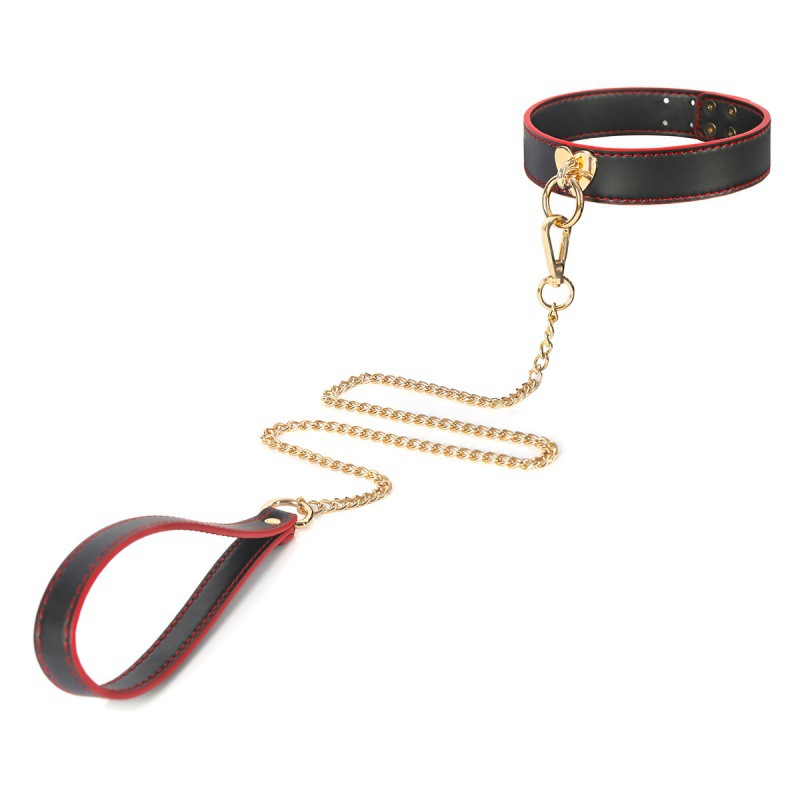 Adult SM Products BDSM Bed Bondage Kits Genuine Leather Restraint Set Handcuffs Collar Gag Erotic Game Sex Toys for Women - Image 8