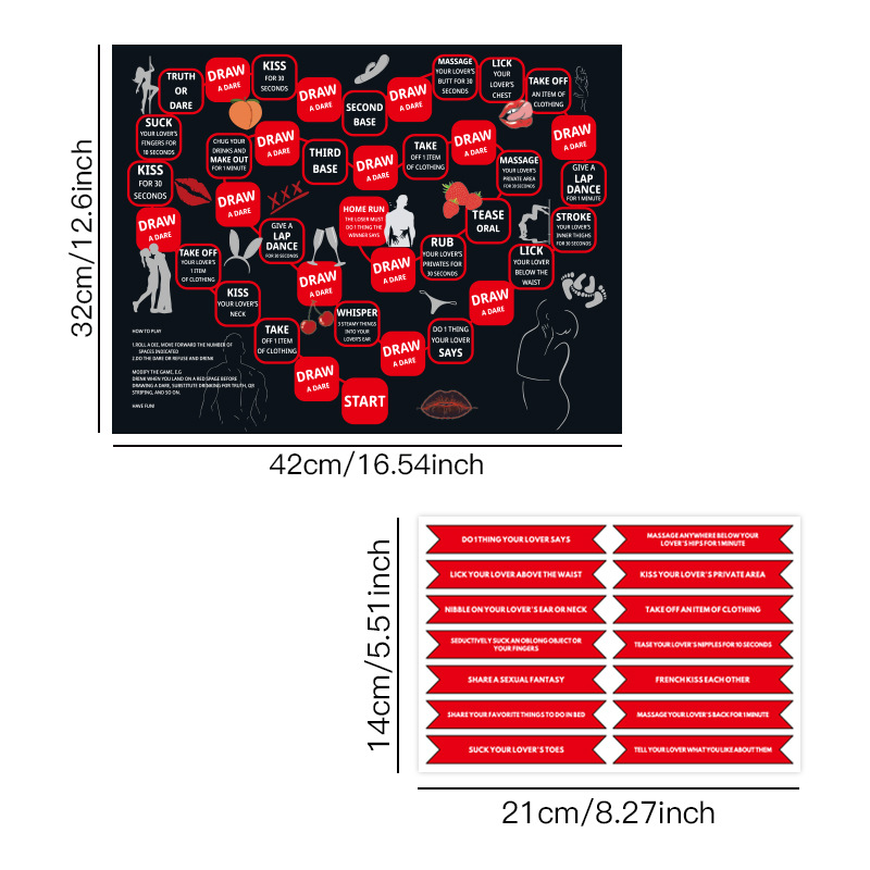 Creative Cross-Border New Adult Date Night Drinking Board Game Innovative Sex Products for Couples - Image 8