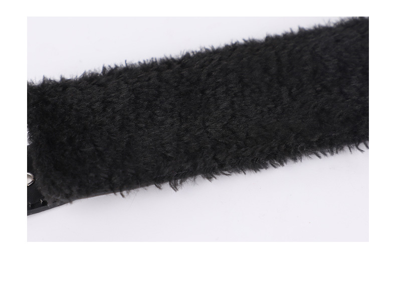 11 PCS Sex Bondage BDSM Restraints Kits Fetish Handcuffs Ankle Cuff Collar Blindfold Whip Rope Nipple Clamps Paddle Anal Toys Ball Gag Adult Games Foreplay Sexy Toys for Couples (Black) - Image 10