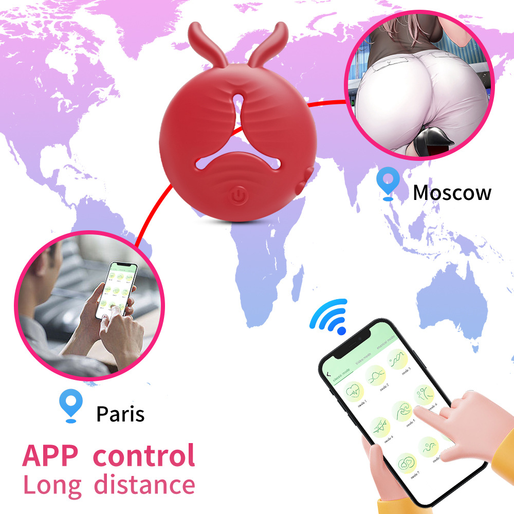 Nipple Toys Vibrator Sex Toys, 4 in 1 APP Remote Control Adult Toys BDSM Toys 1 Pair Women Vibrator Dildos with 10 Vibrating Nipple Clamps Stimulator Nipple Weight Sexual Pleasure Tools for Women - Image 2