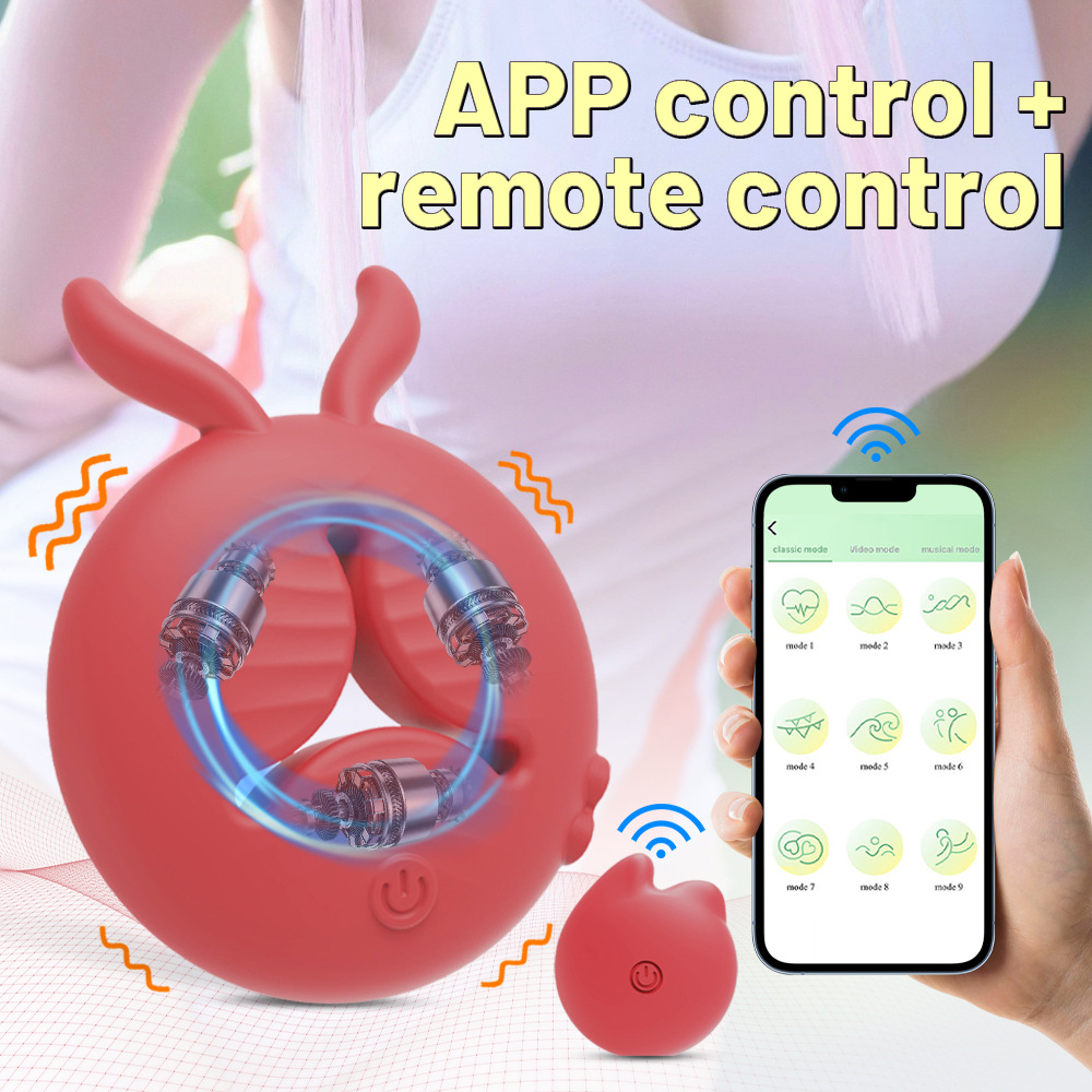 Nipple Toys Vibrator Sex Toys, 4 in 1 APP Remote Control Adult Toys BDSM Toys 1 Pair Women Vibrator Dildos with 10 Vibrating Nipple Clamps Stimulator Nipple Weight Sexual Pleasure Tools for Women - Image 6