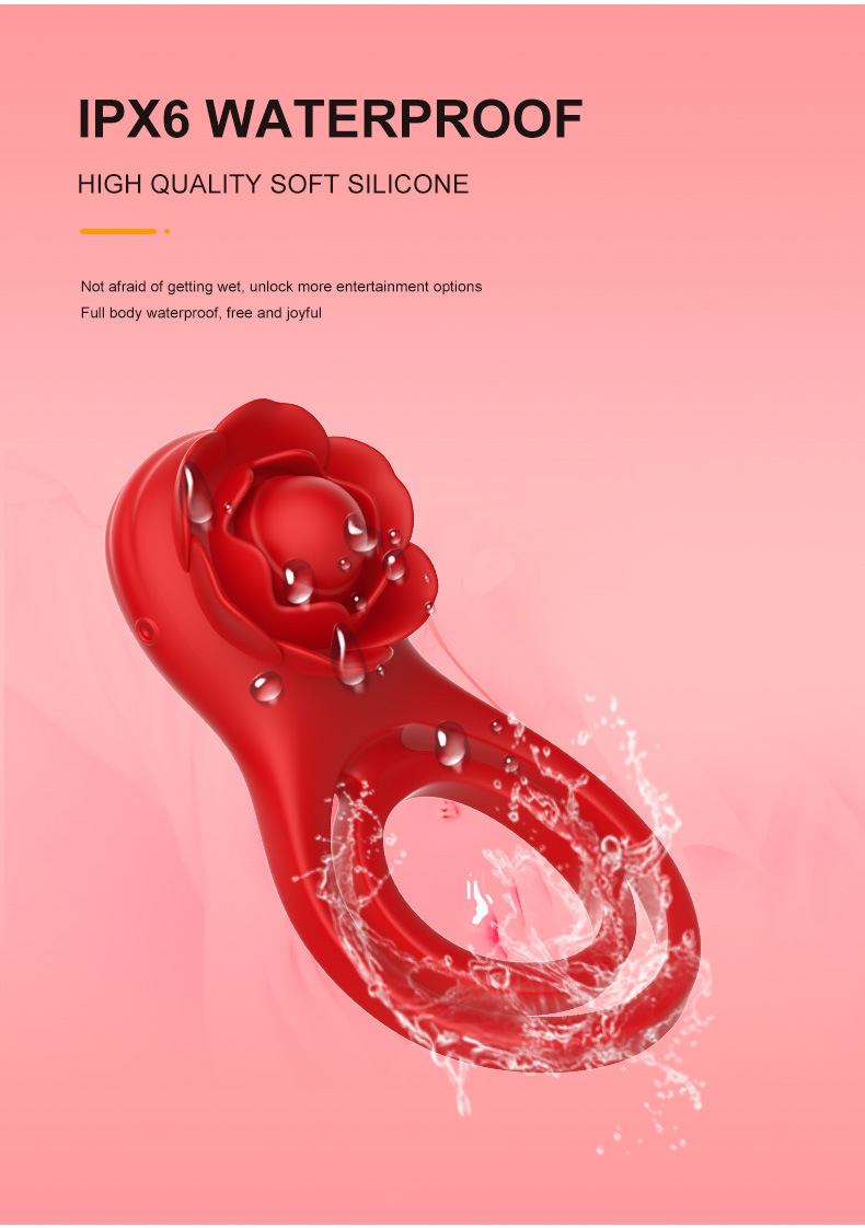 Vibrating Cock Ring Couples' Sex Toy Adult Toy for Men and Women 7 Vibration Modes for Enhanced Sexual Stimulation Boosts Erection and Intensifies Pleasure Couples' Vibrating Ring - Image 10