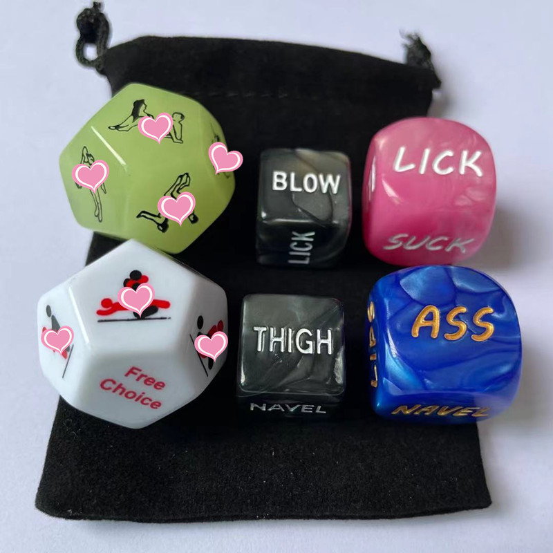 Luminous Romantic Dice Game English Words Couples Flirty Fun Toy Valentine Anniversary Gift Adult Novelty Party Favor - Image 2