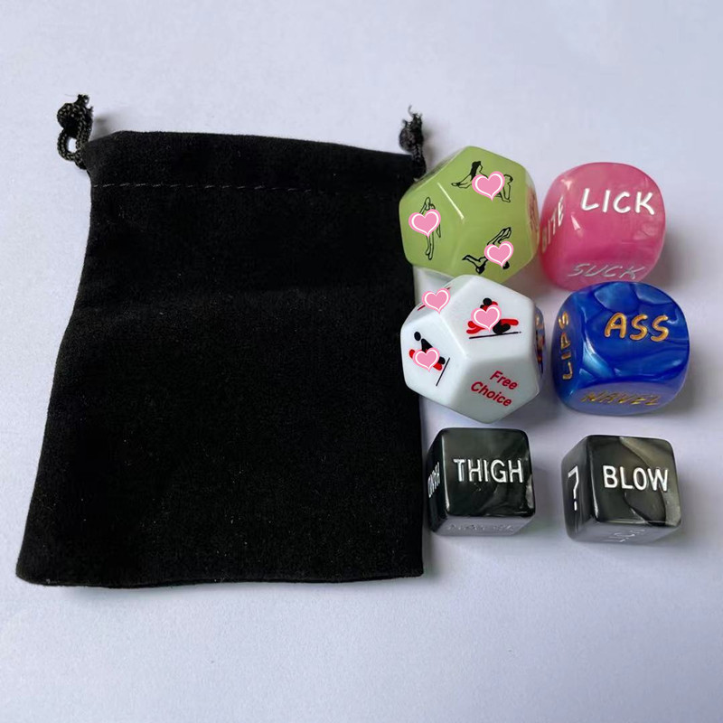Luminous Romantic Dice Game English Words Couples Flirty Fun Toy Valentine Anniversary Gift Adult Novelty Party Favor - Image 3