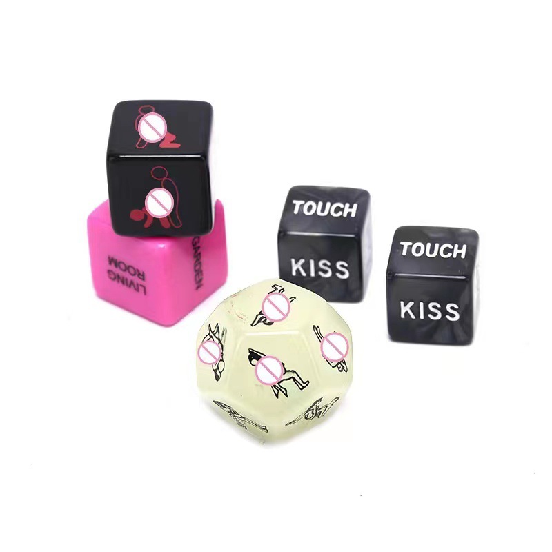 Luminous Romantic Dice Game English Words Couples Flirty Fun Toy Valentine Anniversary Gift Adult Novelty Party Favor - Image 6
