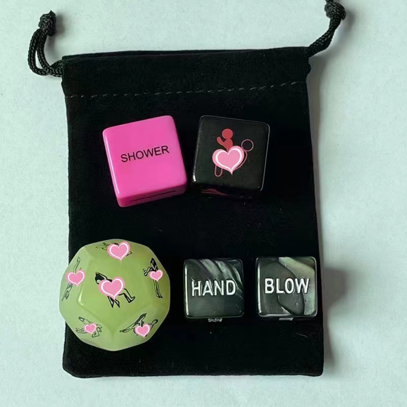 Luminous Romantic Dice Game English Words Couples Flirty Fun Toy Valentine Anniversary Gift Adult Novelty Party Favor - Image 8