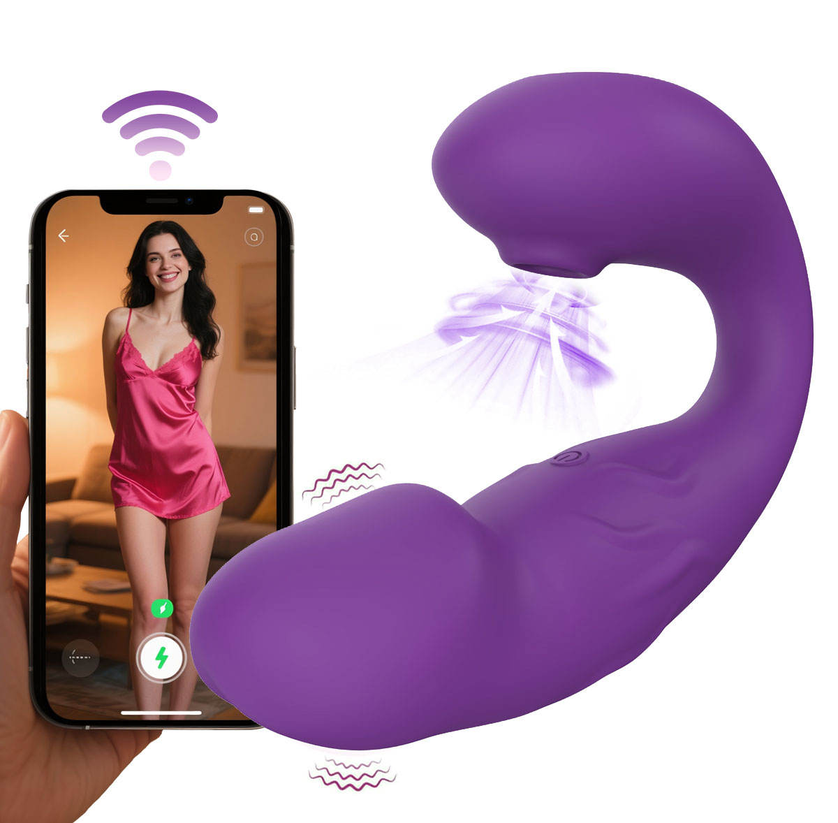 Hot Selling G-spot APP Controlled Vibrator Women Wearable Masturbation Device Adult Sex Toy for Women - Image 12