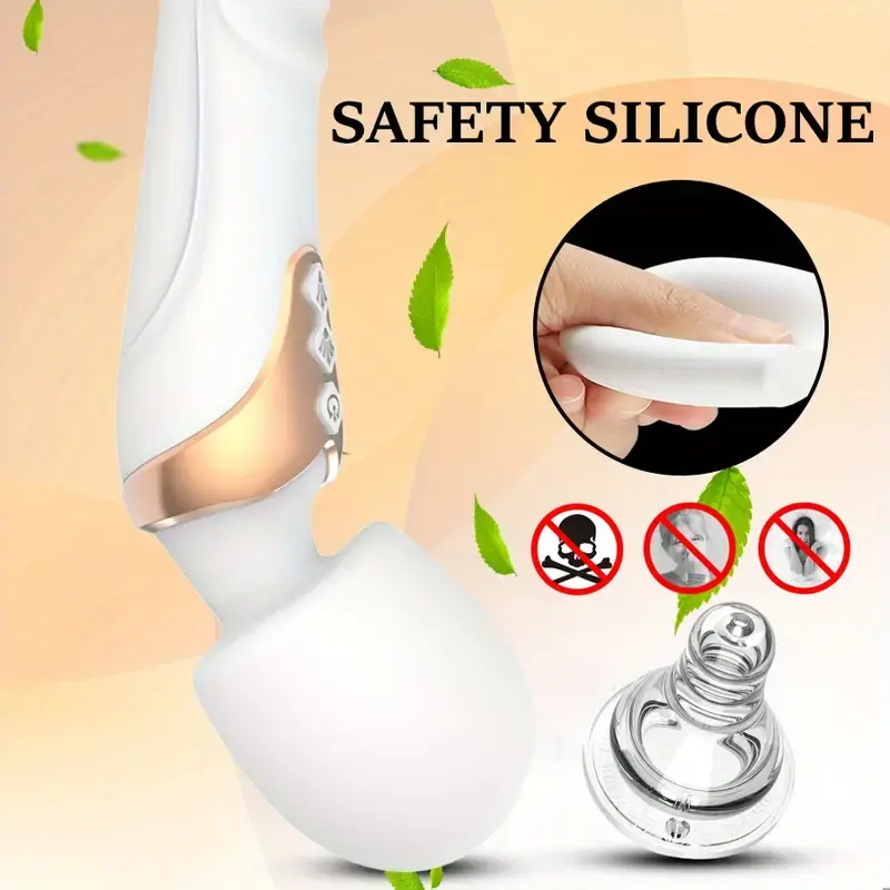 Double Ended Vibrator Wholesale Rechargeable Powerful Vibrating Wand Massager G Spot Dildo Vibrators Factory - Image 13