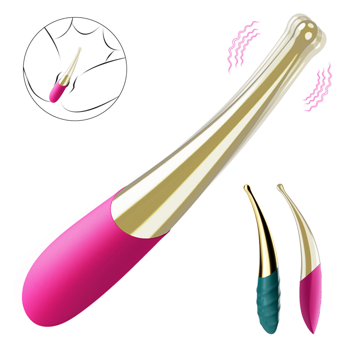 High Quality USB Rechargeable Clitoral Sucking Dildos Vibrator Waterproof Women's Sexual Wellness Vibrator Toy Vibrating