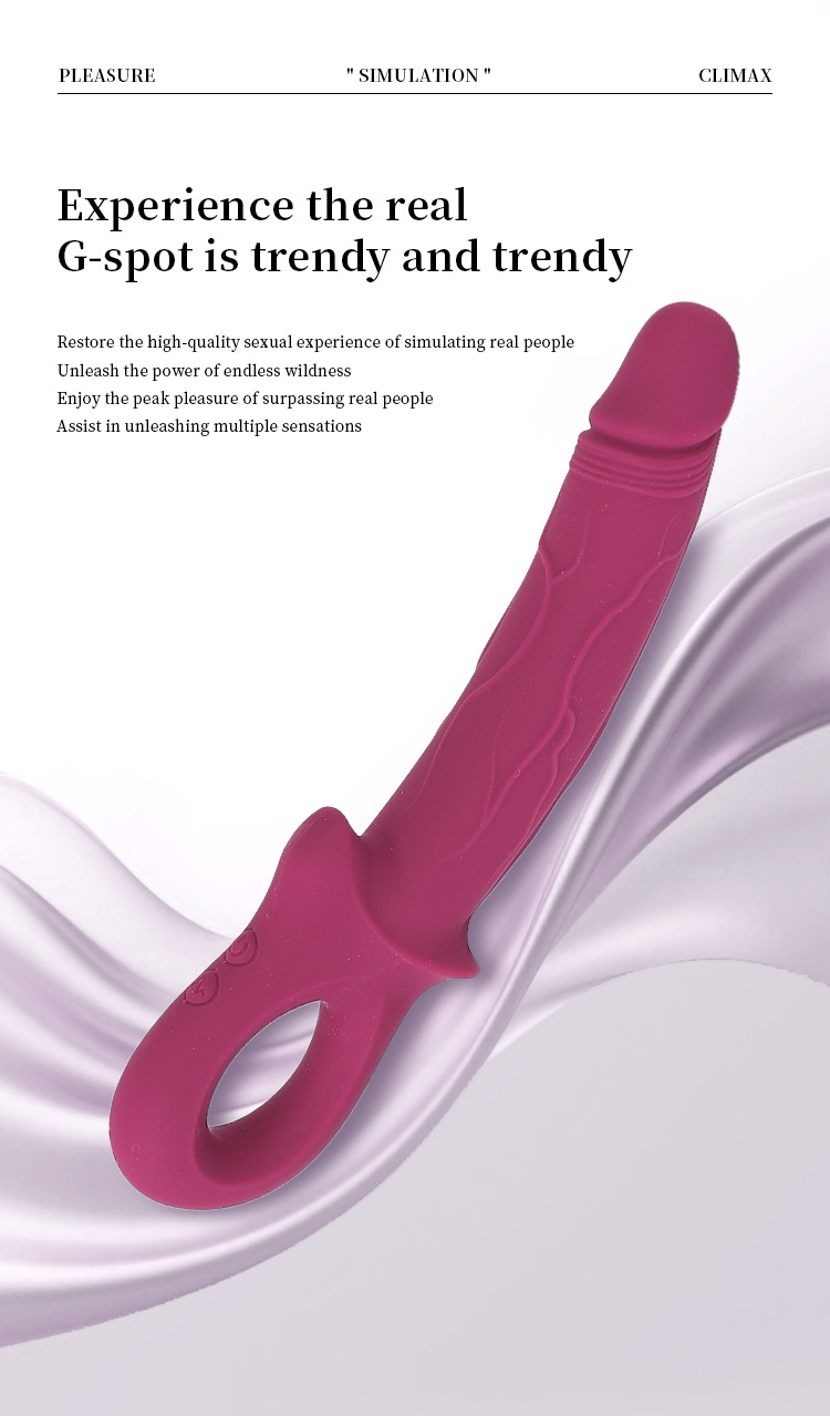 Charming Flame Realistic Female Masturbator with Internal Vibration & External Teasing 50dB Quiet Adult Sex Toy - Image 3