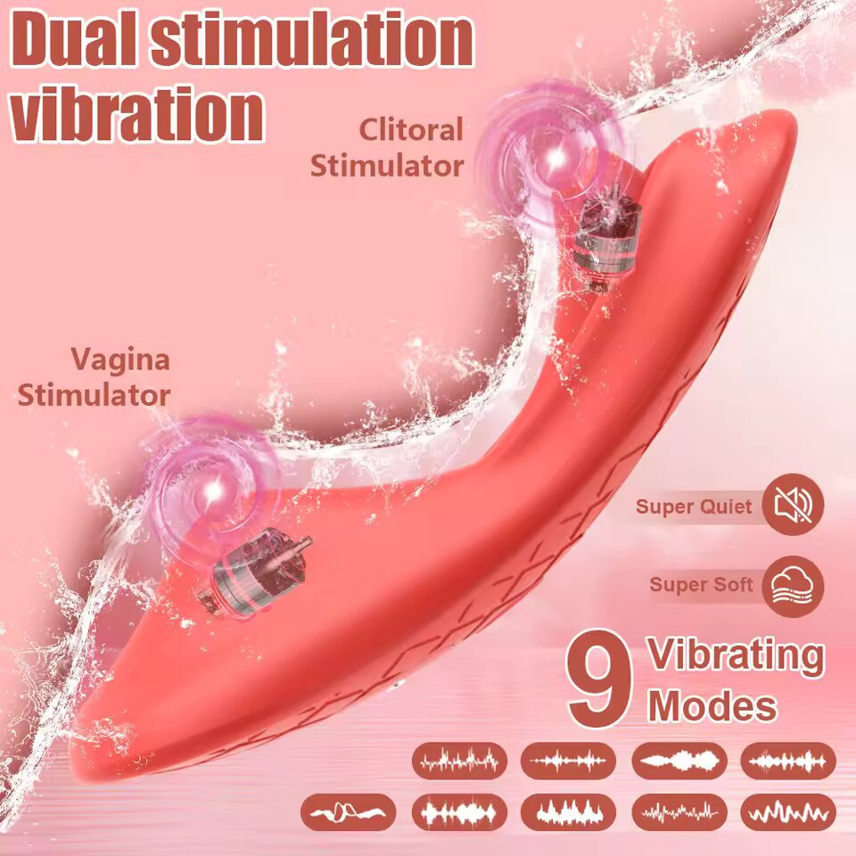 USB Powered Adult Toys Bluetooth Controlled Tongue Licking G-Spot & Clitoral Dildo Vibrator for Individual & Couple Sex Play - Image 4