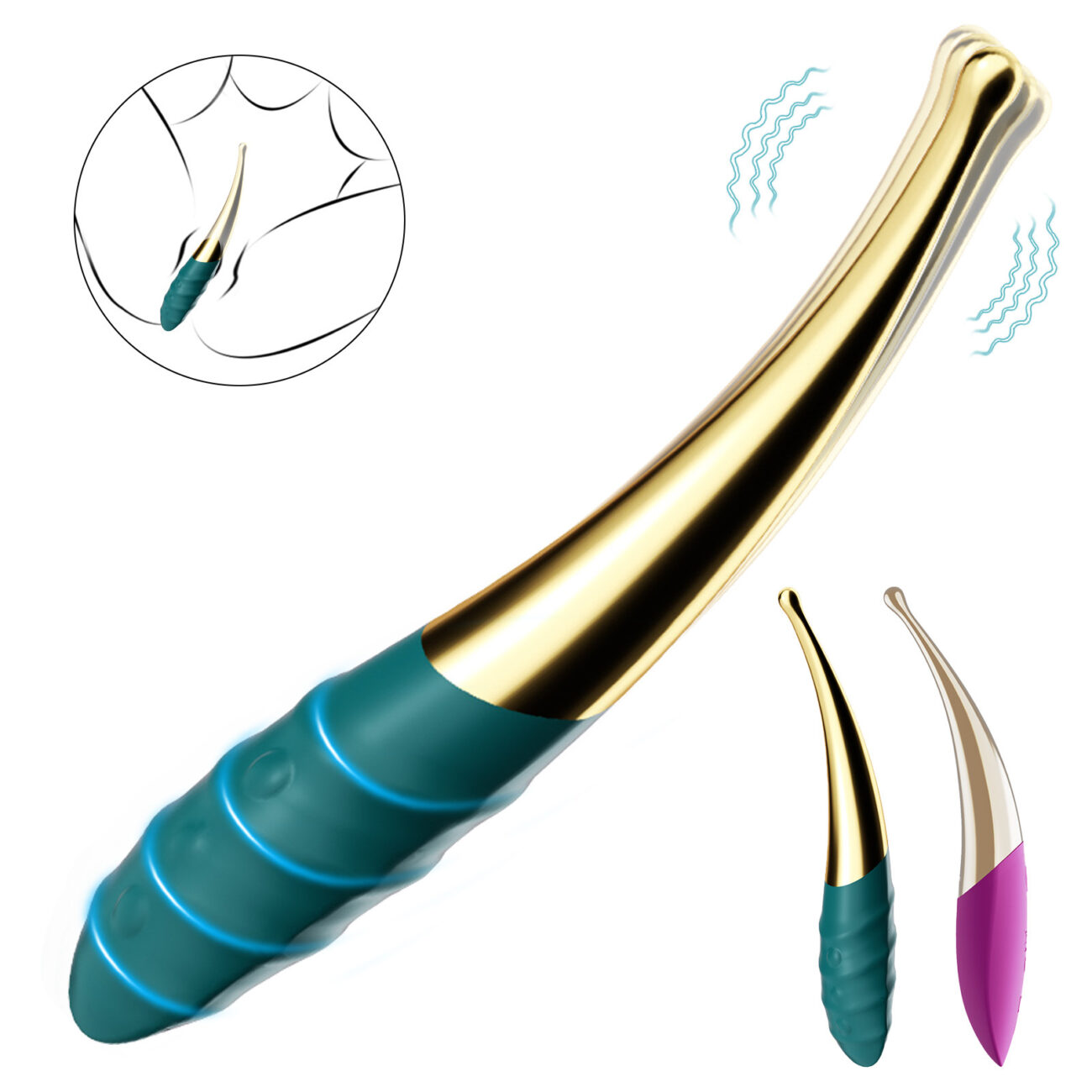 High Quality USB Rechargeable Clitoral Sucking Dildos Vibrator Waterproof Women's Sexual Wellness Vibrator Toy Vibrating - Image 2