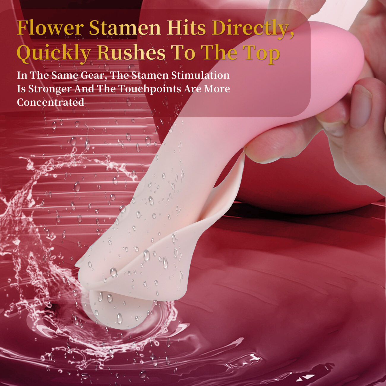 New Pink Double-Headed Vibrator for Women Orgasmic Masturbation Tool Women Sex Toys - Image 4