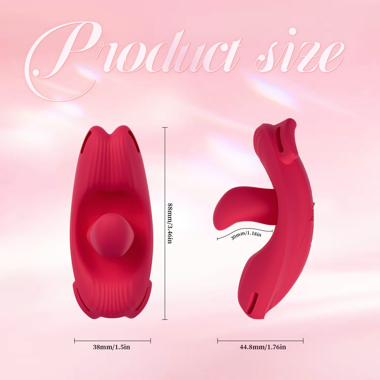 APP Tongue Invisible Wearable Dildo Panty Vibrator Wireless Remote Control Rope Vibration Jump Egg - Image 3