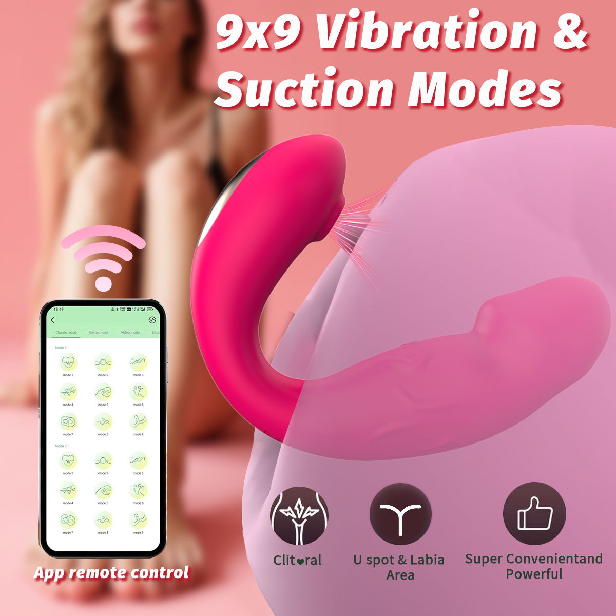 Hot Selling G-spot APP Controlled Vibrator Women Wearable Masturbation Device Adult Sex Toy for Women - Image 5