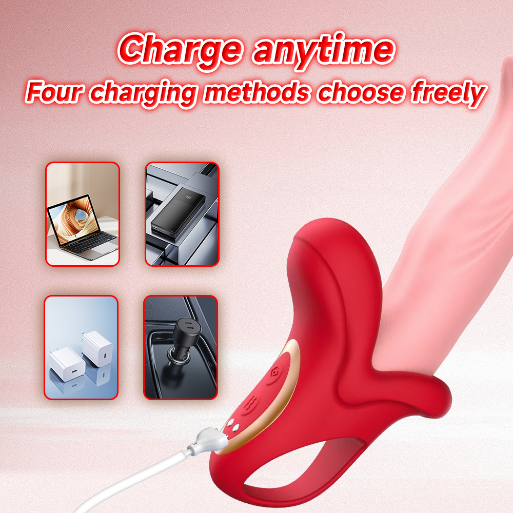 Women with 10 Speed Settings Use USB Rechargeable Waterproof Vibrator Sex Toy - Image 5