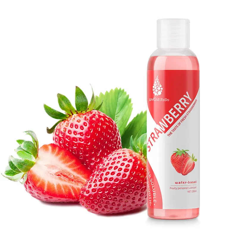 200ML Non-Greasy Fruit Flavors Water-Based Lubricant, pH Balance Thick Gentle Personal Lube for Men & Women - Image 5