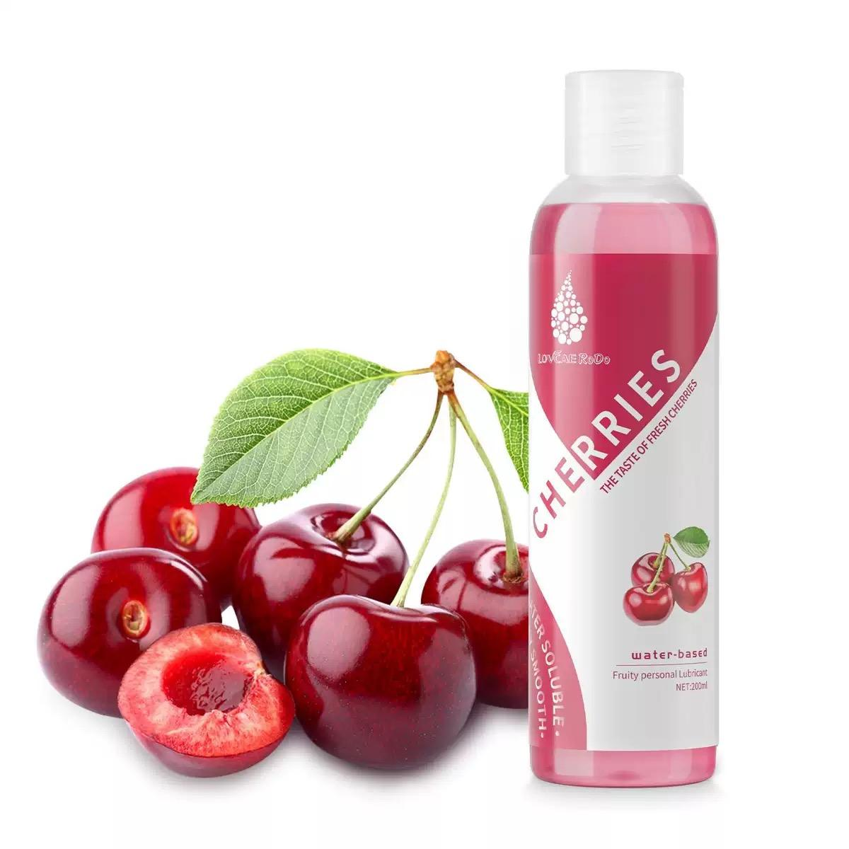200ML Non-Greasy Fruit Flavors Water-Based Lubricant, pH Balance Thick Gentle Personal Lube for Men & Women - Image 2