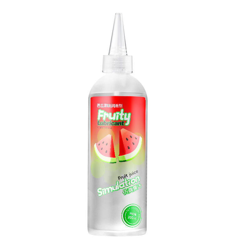 200ML Strawberry & Cherry Flavored Water-Based Lubricant, Non-Greasy pH Balanced Personal Moisturizer - Image 2