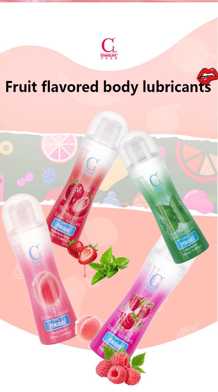 100ml Fruit-Flavored Water-Based Personal Lubricant, Smooth Non-Sticky Squeeze Bottle Design for Daily Skin Comfort - Image 2