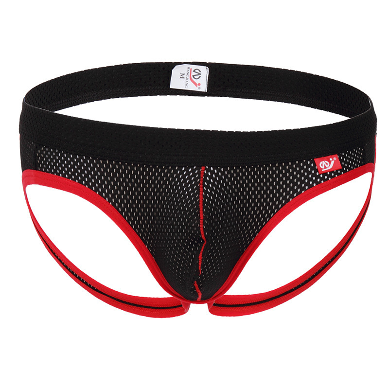 Men's Mesh Jockstrap, Low Rise Breathable Bulge Pouch Underwear, Multiple Colors Available - Image 13