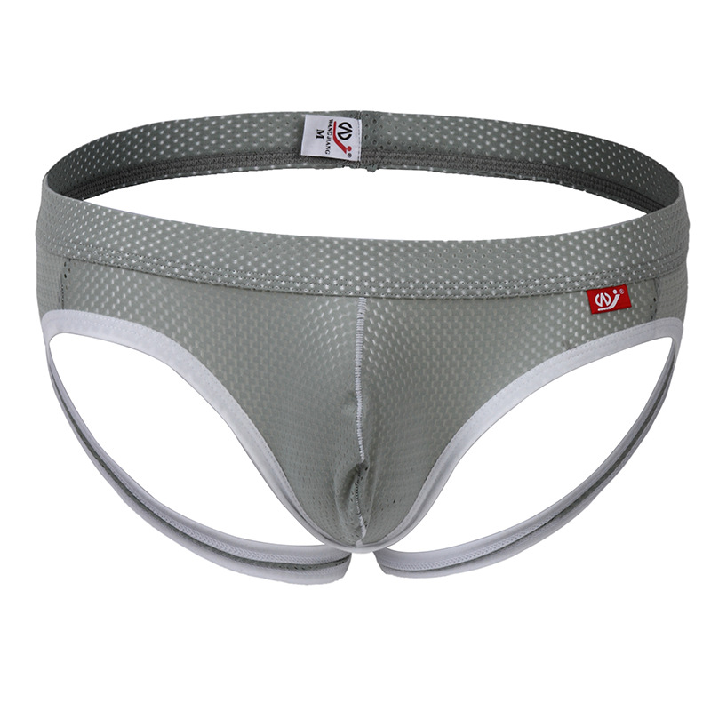 Men's Mesh Jockstrap, Low Rise Breathable Bulge Pouch Underwear, Multiple Colors Available - Image 9