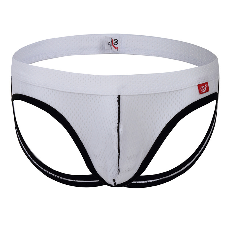 Men's Mesh Jockstrap, Low Rise Breathable Bulge Pouch Underwear, Multiple Colors Available - Image 11