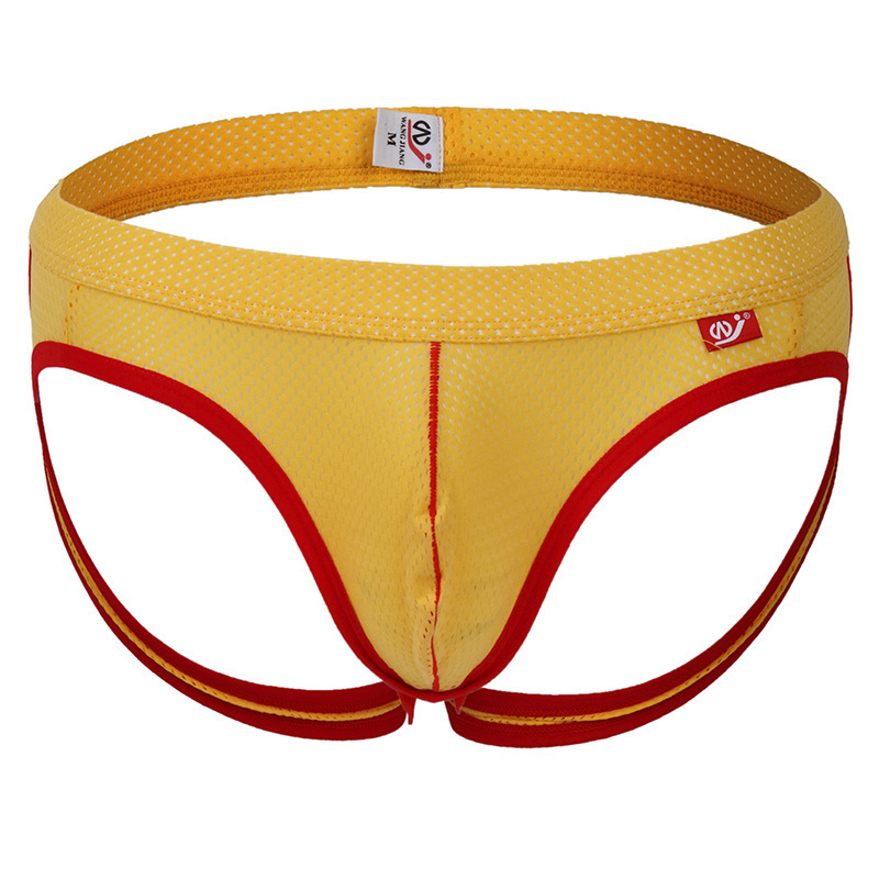 Men's Mesh Jockstrap, Low Rise Breathable Bulge Pouch Underwear, Multiple Colors Available - Image 12